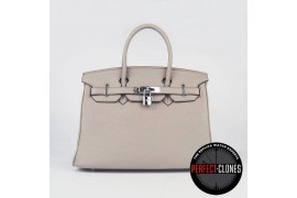 HE-30-1007 Birkin 30cm Light Grey - Togo Standard