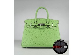 HE-30-1056 Birkin 30cm Lime Green - Ostrich