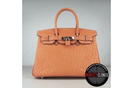 HE-30-1061 Birkin 30cm Orange - Ostrich