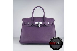 HE-30-1014 Birkin 30cm Purple - Togo Standard