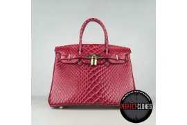 HE-30-1085 Birkin 30cm Red - Fish