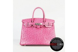 HE-30-1062 Birkin 30cm Peach Red - Ostrich