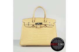 HE-30-1047 Birkin 30cm Yellow - Gator