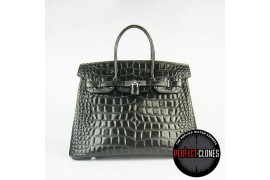 HE-35-1041 Birkin 35cm Black - Gator