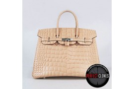 HE-35-1051 Birkin 35cm Apricot - Gator