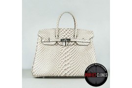 HE-35-1082 Birkin 35cm Off White - Fish