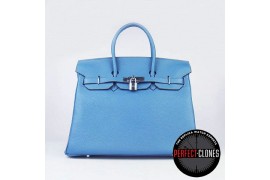 HE-35-1012 Birkin 35cm Light Blue - Togo Standard