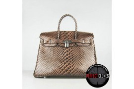 HE-35-1084 Birkin 35cm Brown - Fish