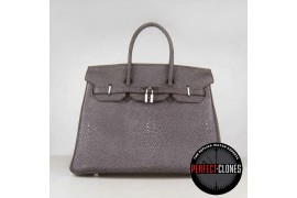 HE-35-1104 Birkin 35cm Brown - Togo Pearl