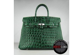 HE-35-1046 Birkin 35cm Green - Gator