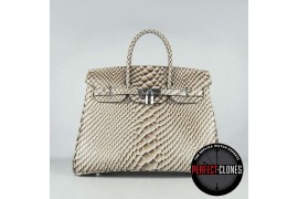 HE-35-1087 Birkin 35cm Light Grey - Fish