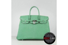 HE-35-1106 Birkin 35cm Mid Green - Togo Pearl