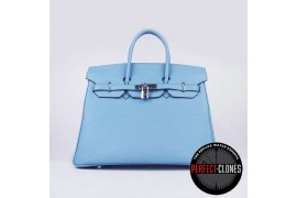 HE-35-1009 Birkin 35cm Sky Blue - Togo Standard