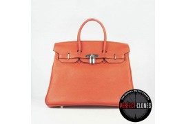 HE-35-1018 Birkin 35cm Orange- Togo Standard