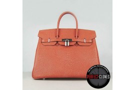 HE-35-1118 Birkin 35cm Orange - Togo Pearl