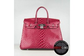 HE-35-1096 Birkin 35cm Red - Fish