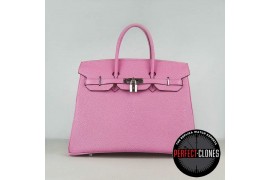 HE-35-1114 Birkin 35cm Pink - Togo Pearl