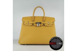 HE-35-102Birkin 35cm Yellow- Togo Standard