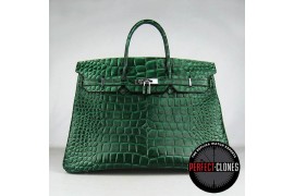 HE-40-1036 Birkin 40cm Green - Gator