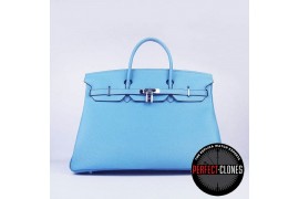 HE-40-101Birkin 40cm Light Blue - Togo Standard