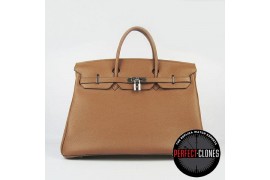 HE-40-1005 Birkin 40cm Light Brown - Togo Standard