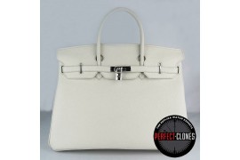 HE-40-1012 Birkin 40cm Off White - Togo Standard