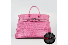 HE-40-1027 Birkin 40cm Peach Red - Gator