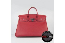 HE-40-1004 Birkin 40cm Red - Togo Standard