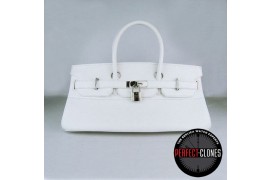 HE-42-1009 Birkin 42cm White - Togo Standard