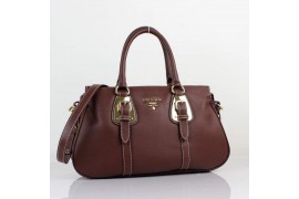 PR8212-3 BN8212 Vintage Leather Tote Brown