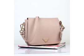 PR8229-02 BN8229 Saffiano Solid Color Leather Tote Apricot