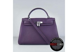 HE-K32-1013 Kelly 32cm Purple - Togo Standard