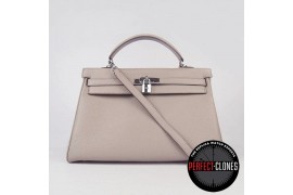 HE-K35-1005 Kelly 35cm Light Grey - Togo Standard