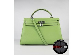 HE-K35-1006 Kelly 35cm Lime Green - Togo Standard