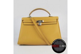 HE-K35-1017 Kelly 35cm Yellow - Togo Standard