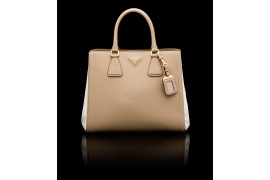 PR2438-3 B2438 Saffiano Leather Tote Visione/White