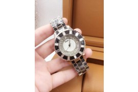 W-CD-1001 Dior VIII SS/Cer/Diam White Jap Quartz