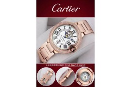 W-CAR-BAL-MID-111 Ballon De Cartier Midsize RG/RG Jap Miyota