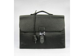 HE-DP-01 Depeches Breifcase H2813 Black - Togo Standard