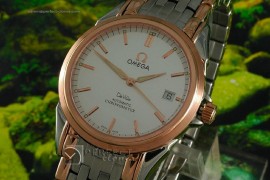 OMDE10001 2 tone SS/RG White Dial in Swiss Eta 2824-2