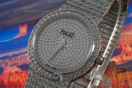 PI10001 Mens WG Full Diamonds, Swiss Quartz