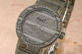 PI10002 Polo Mens WG /Diamonds, Swiss Quartz