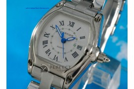 CARR10001 Roadster Ladies SS White, Quartz