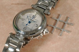 CARPS10003 Pasha 32mm Convex Grid Stainless Steel-Diamond Grid