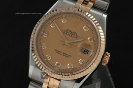 RDJMT10006 14K Wrapped GoldTex Dial Diamond Markers Eta 2836