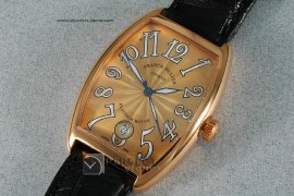 FMCS10001 18K RG Curvex Sunset Gold Swiss Eta 2892