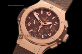 HB10023 Big Bang Full RG Brown CF Dial RG Bezel A77528800bph