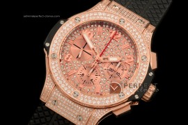 HBUB10049 Big Bang RG/Full Diam Rose Diam Dial A-7750