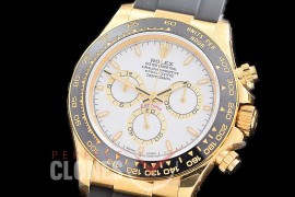 0 0 0 0 0 0 RLDF-126518-101RW QF 904L Steel Daytona 126518LN YG/CER/RU White Sticks 4131 Superclone - 72 Hours Power Reserve Movement / Extra Weighted