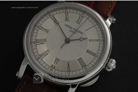 PP10052 Calastrava 5053 WG Cream Dial Swiss Eta 2824-2